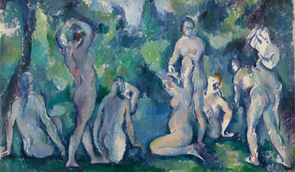 Paul Cézanne: Le bagnanti, 1895 ca. Olio su tela, 47x77 cm. Fotografo Anders Sune Berg