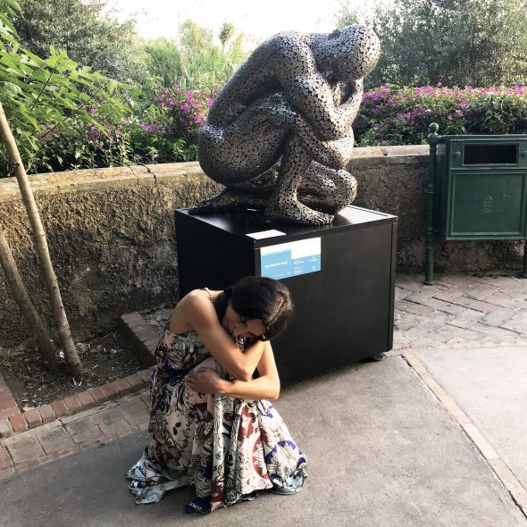 #SELFIEADARTE "We forge the chains we wear in life." Seo Young Deok, Anguish 303 #TheBrilliantShape @LiquidArtSystem #CapriTheIslandOfArt #Capri