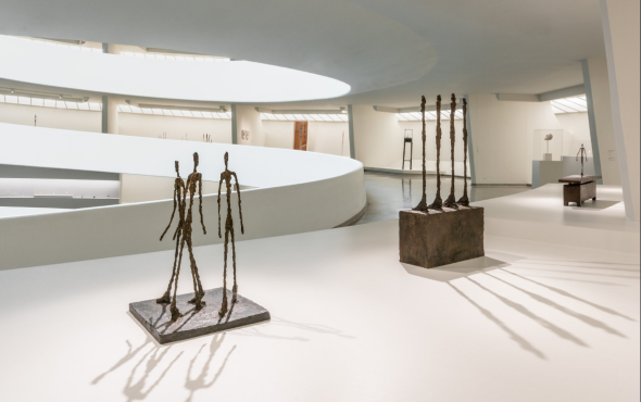 Alberto Giacometti al Guggenheim Museum di New York (foto twitter Guggenheim)
