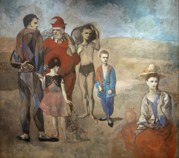 Picasso, La famiglia di saltimbanchi, 1905