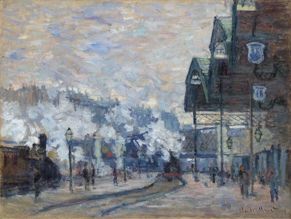 LOT 25 B Claude Monet (1840-1926) La Gare Saint-Lazare, vue extérieure oil on canvas 23 ¾ x 31 5/8 in. (60.4 x 80.2 cm.) ESTIMATE Estimate on request   PRICE REALIZED  GBP 24,983,750