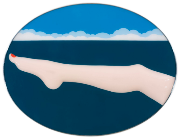 Tom Wesselmann, Seascape #10, 1966, molded Plexiglas painted with gripflex 44 1/2 x 58 1/2 x 1 3/4 inches © The Estate of Tom Wesselmann/Licensed by VAGA, New York © ADAGP, Paris 2018.