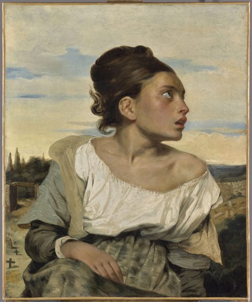 Eugène Delacroix, Young Orphan Girl in the Cemetery (1824). Musée du Louvre, Paris. © RMN-Grand Palais (musée du Louvre) / Mathieu Rabeau.