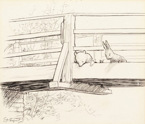 E.-H.-Shepard_Two-ink-drawings-from-The-House-at-Pooh-Corner-I_-1024x874