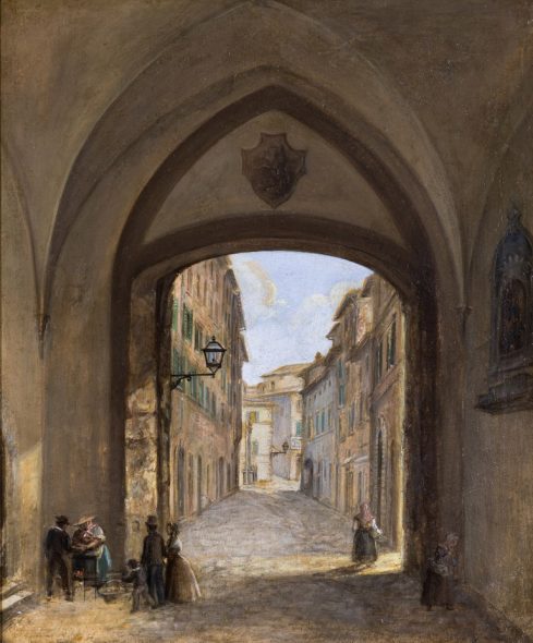 Ranieri-Rossi - Veduta dall'interno di Porta al Prato, sec. XIX