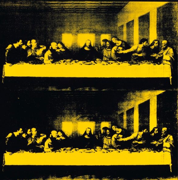 Andy Warhol (1928-1987), Last Supper, 1986. Synthetic polymer paint and silkscreen ink on canvas. 40 x 40 in (101.6 x 101.6 cm). Private Collection © 2018 The Andy Warhol Foundation for the Visual Arts, Inc./Licensed by DACS, London