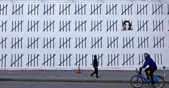 Banksy, Free Zehra Dogan (2018 Photo: @ Banksy