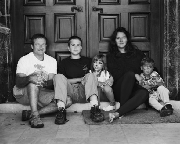 © MARSHA GARCES WILLIAMS COLLECTION, BY ARTHUR GRACE ROBIN AND MARSHA WILLIAMS WITH THEIR THREE CHILDREN IN SAN FRANCISCO, 1995.
