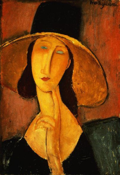 Modigliani, ritratto di Jeanne Hebuterne