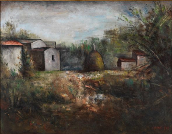Carlo Carrà  Il pagliaio, 1927 Collezione privata