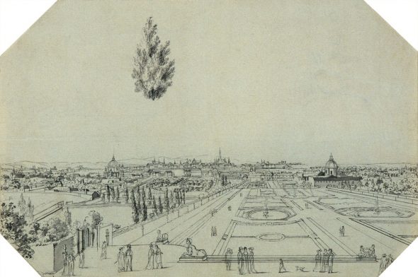 Anonimo - View of Vienna from the Belvedere © Belvedere, Vienna