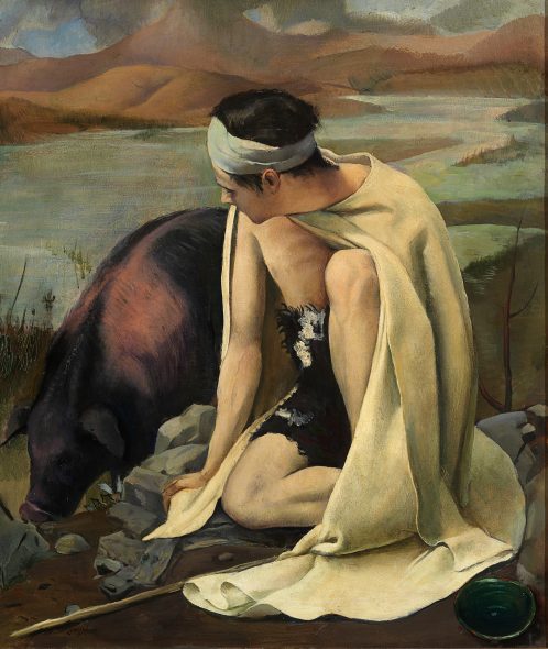 Baccio Maria Bacci, Il figliol prodigo,1925 oio su tela, 70,5x60 cm Museo del Novecento, Milano