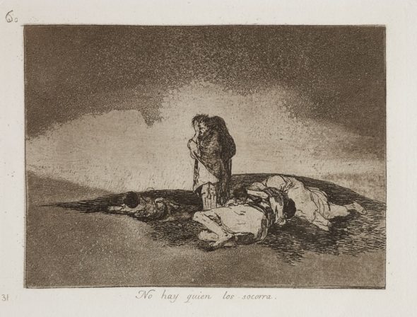 Francisco Goya Y Lucientes - No Hay Quien Los Socorra, 1863 Manchester Art Gallery