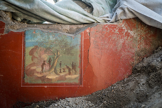 Quadretto idillico sacrale - Casa a Nord del Giardino a Pompei