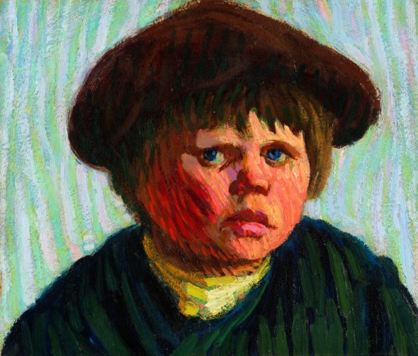 Roderic O'Conor - Head of a Breton Boy with a Cap, 1893 Collezione privata Ph. Roy Hewson
