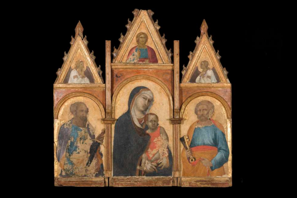 Pietro Lorenzetti, Trittico, Gubbio, Palazzo Ducale