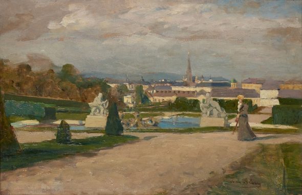 Tina Blau - View from Belvedere, 1894 Photo Johannes Stoll © Belvedere, Vienna