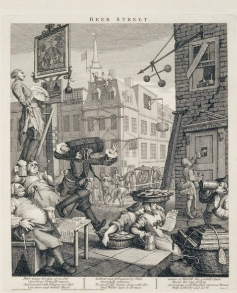 William Hogarth - Beer Street, 1750 The Whitworth Gallery