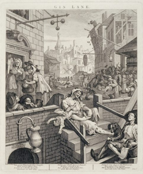 William Hogarth - Gin Lane, 1750 The Whitworth Gallery