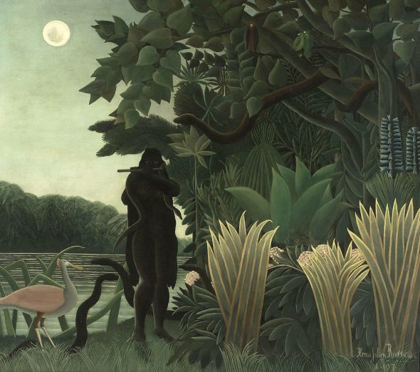 Henri Rousseau L'incantatrice di serpenti, (1907) Musée d'Orsay di Parigi