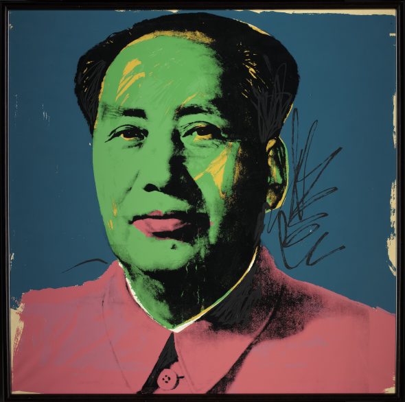 Andy Warhol , Mao, 1973 © 2018 Andy Warhol Foundation for the Visual Arts