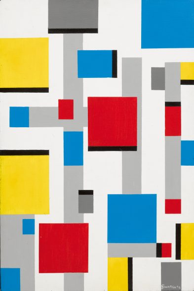 Frank Sinatra, Abstract after Mondrian, 1991