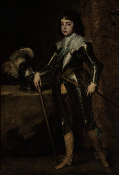 ￼Sir Anthony Van Dyck, Portrait of Charles II, when Prince of Wales, 1641 Oil on canvas Estimate: £2-3 million