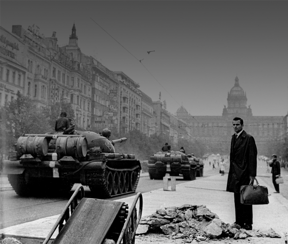 Jan Němec, The Soviet invasion to Prague (Czechoslovakia) on 21 August, 1968 (St Wenceslas Square).