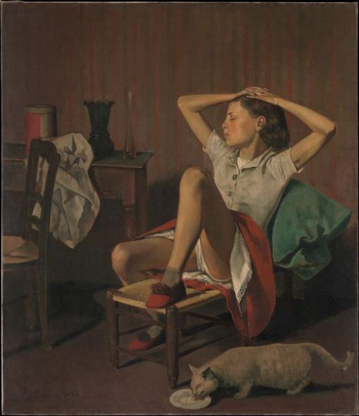 Balthus Thérèse Dreaming, 1938 Jacques and Natasha Gelman Collection, 1998 © 2018 Artists Rights Society (ARS), New York