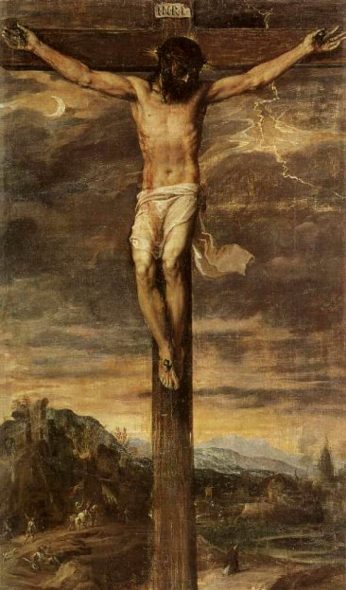 Il Cristo Crocefisso di Tiziano all'Escorial