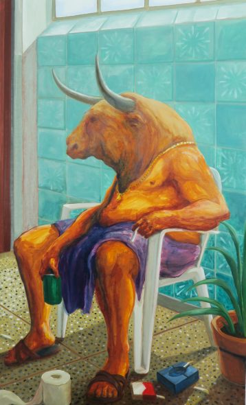 JAZ, oil on linen, 2017