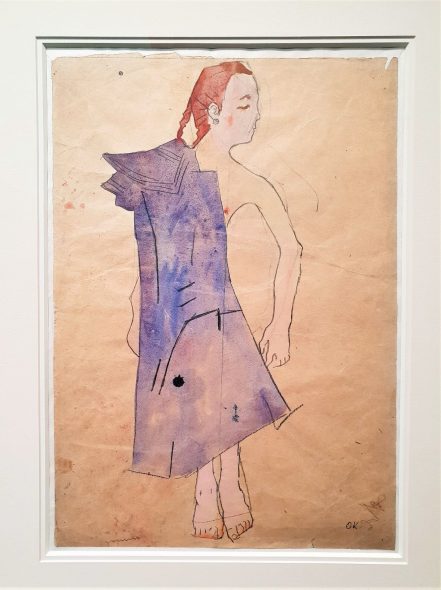 Oskar Kokoschka, Young girl in a blue coat, 1907 / Wienerroither e Kohlbacher