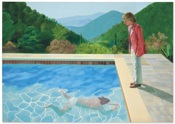 Portrait of an Artist (Pool with TwoFigures). David Hockney