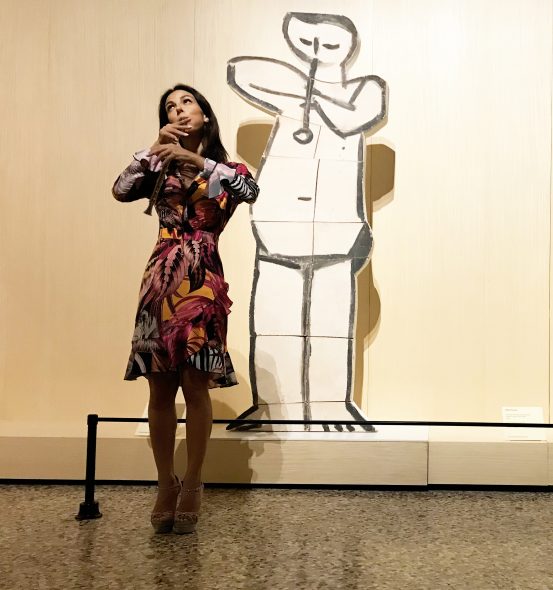 #SELFIEADARTE "Una copia del piffero" @Picasso Suonatore di flauto stante, 1958 #PicassoMetamorfosi @PalazzoReale #Milano @CleliaPatella