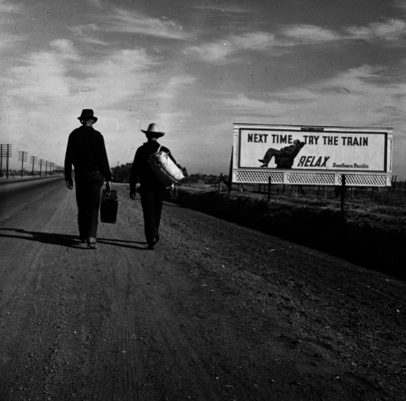 Towards Los Angeles; Dorothea Lange 