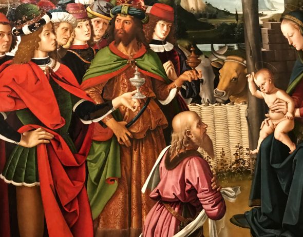 Perugino, L'adorazione dei magi, Palazzo Marino