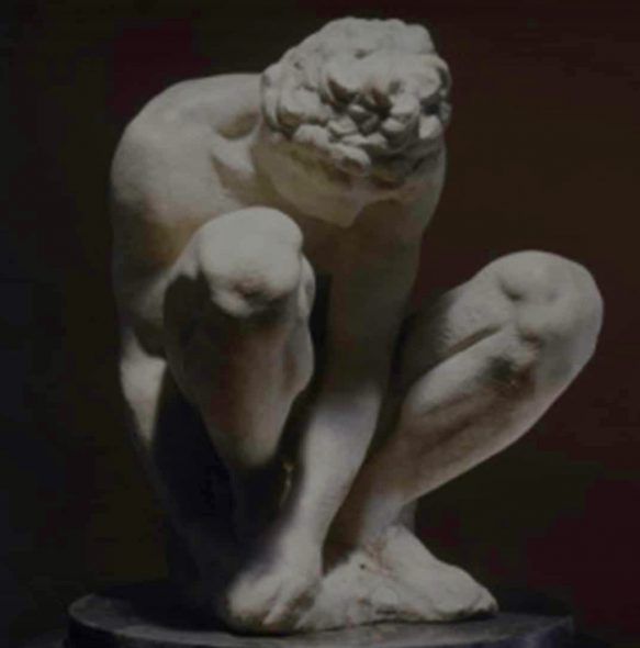 Ladolescente di Michelangelo Immagine instangram Fondazione Fendi Esperimenti