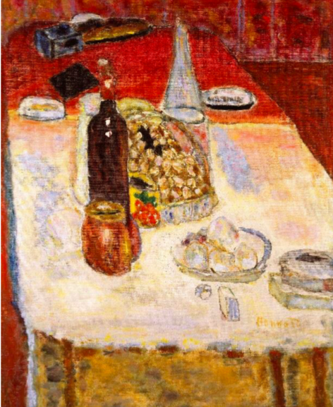 Still Life with Bottle of red Wine, 1942