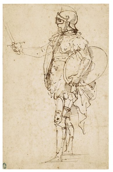 Raffaello - Standing Figure in Armor - 1506-07 - est $800.000-1.200.000