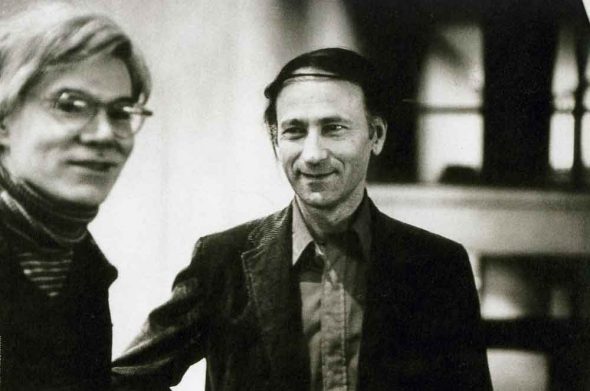 Jonas Mekas e Andy Warhol