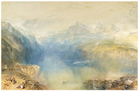 Joseph Mallord William Turner, R.A. THE LAKE OF LUCERNE FROM BRUNNEN