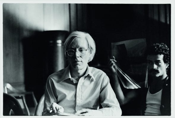 F. Mayer Andy Warhol and Victor Hugo 1977 fotografia