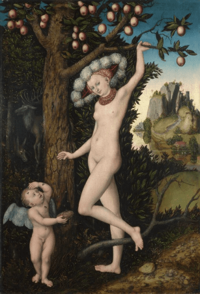 Lucas Cranach the Elder, ‘Cupid complaining to Venus’, 1526–7