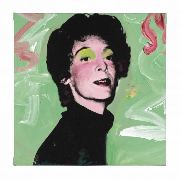 Marella Agnelli ritratta da Warhol