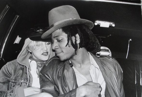 Madonna con Jean-Michel Basquiat.