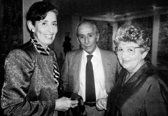 Leo Castelli e Ileana Sonnabend con loro figlia Nina.