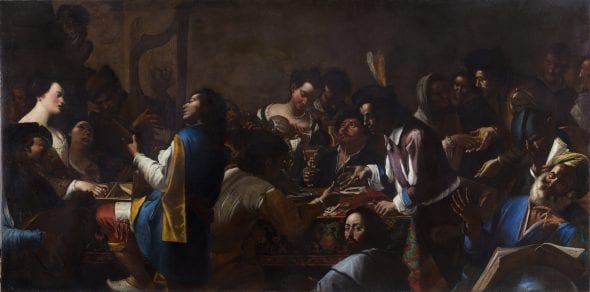 Gregorio e Mattia Preti, Allegoria dei cinque sensi, 1642-1646 ca., Roma, Gallerie Nazionali di Arte Antica, olio su tela