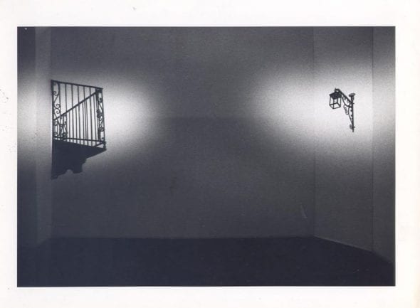 Antonio Trotta, Balcone, lampione, 1976 – Biennale di Venezia