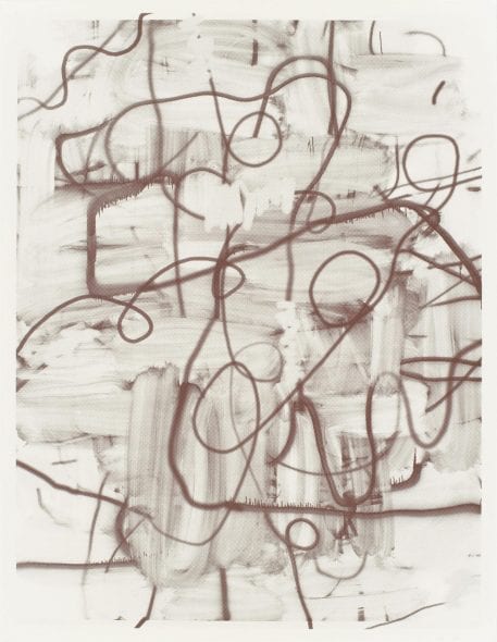 Christopher Wool Untitled 2006 Stampa serigrafica su carta 182,8 x 140,3 cm Collezione Giancarlo e Danna Olgiati