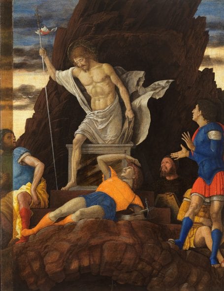 Andrea Mantegna, Resurrezione di Cristo, 1492 circa, Accademia Carrara Bergamo